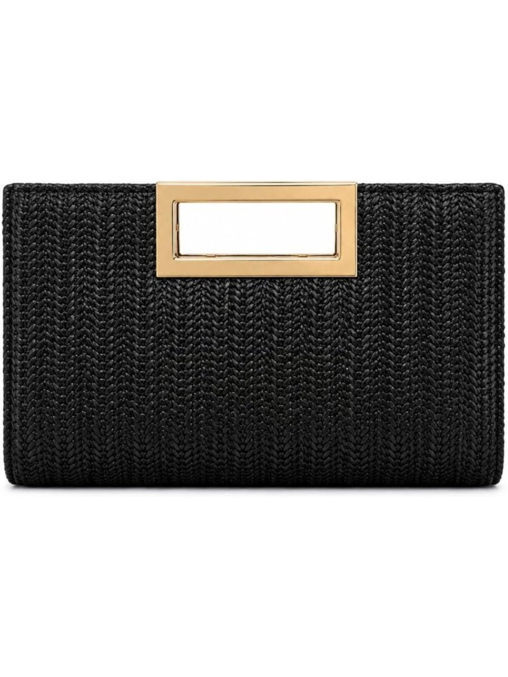Women’s Black Evening Clutch Purse Formal Party Cocktail Prom Shoulder Handbag